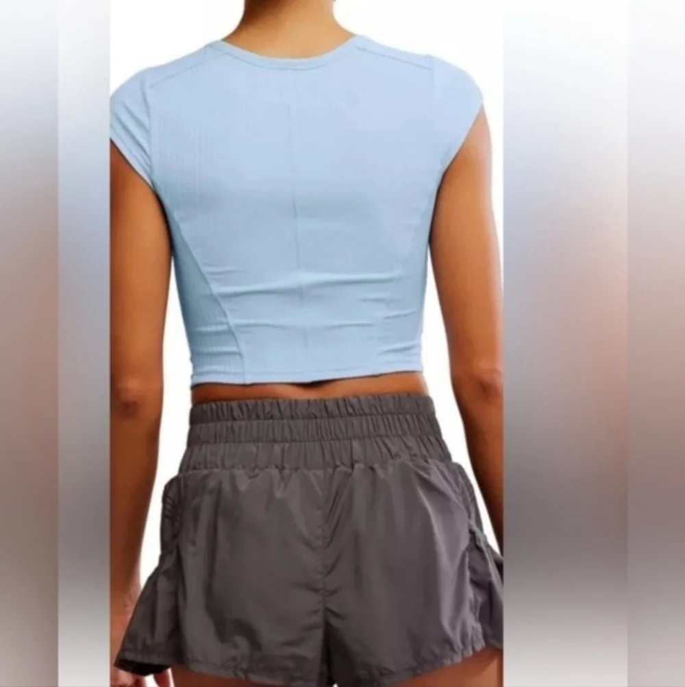 Free People Tempo Ribbed Baby Tee.